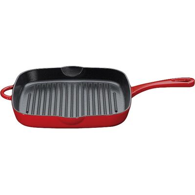 Küchenprofi 0407801426 Sartén de Hierro Fundido Rojo - Sartén Küchenprofi 0407801426 Sartén de Hierro Fundido Rojo - Sartén