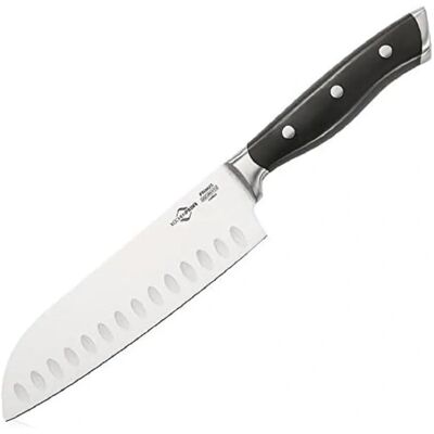 Küchenprofi Santoku kniv - 18cm - Svart - Köksverktyg Küchenprofi Santoku kniv - 18cm - Svart - Köksverktyg