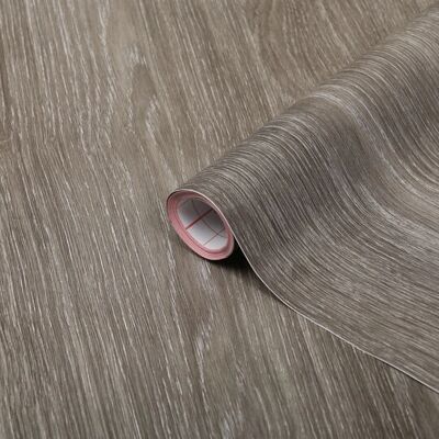 Konrad Hornschuch AG Vinyle adhésif gris imitation bois - Pour meubles et décoration Konrad Hornschuch AG Vinyle adhésif gris imitation bois - Pour meubles et décoration