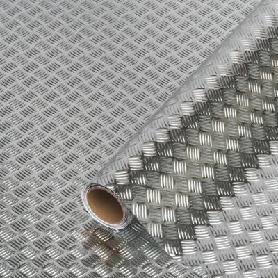 D-C-Fix Grau Selbstklebefolie - 0,45 x 1 m, Metalloptik D-C-Fix Grau Selbstklebefolie - 0,45 x 1 m, Metalloptik