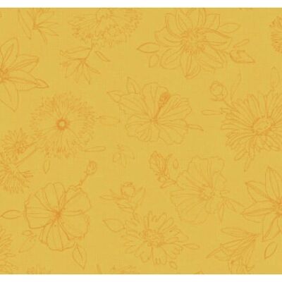 Tovaglia in vinile d-c-fix - Manhattan Palmas Giallo 110 x 140 cm - Tovaglia per cucina, sala da pranzo o giardino Tovaglia in vinile d-c-fix - Manhattan Palmas Giallo 110 x 140 cm - Tovaglia per cucina, sala da pranzo o giardino