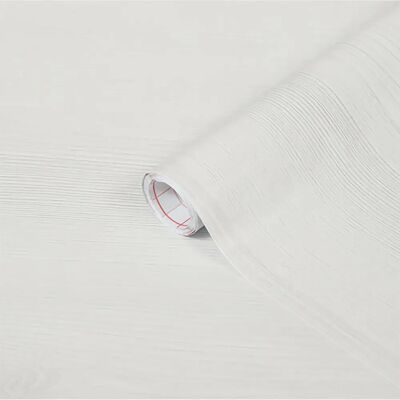 Revêtement Murale Bois Imitation Blanc D-C-Fix - 0.45x2m Revêtement Murale Bois Imitation Blanc D-C-Fix - 0.45x2m