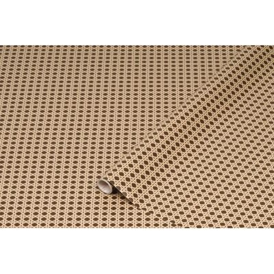 D-C Fix Brown Woven Cane Self Adhesive Sticky Back Film Vinyl - 2m x 67.5cm D-C Fix Brown Woven Cane Self Adhesive Sticky Back Film Vinyl - 2m x 67.5cm