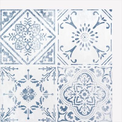 d-c-fix Blau Wit Geometrische Muurstickers - 30.5x30.5cm d-c-fix Blau Wit Geometrische Muurstickers - 30.5x30.5cm