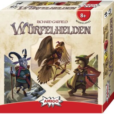 Amigo Würfelhelden - Jeu de Dés pour 2-4 Joueurs - Jeu de Société - Publicité Amigo Würfelhelden - Jeu de Dés pour 2-4 Joueurs - Jeu de Société - Publicité