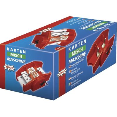 Amigo Juegos - Mezclador de cartas - Rojo - Skat, Rummy, Doppelkopf Amigo Juegos - Mezclador de cartas - Rojo - Skat, Rummy, Doppelkopf