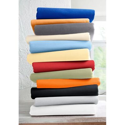 SCHLAFGUT Mako-Jersey Spannbettlaken - 140-160cm, 20cm, Titan SCHLAFGUT Mako-Jersey Spannbettlaken - 140-160cm, 20cm, Titan