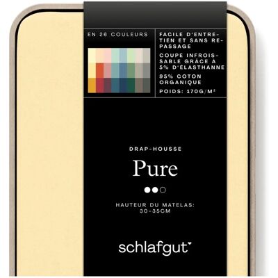SCHLAFGUT Bio-Jersey Spannbettlaken - Atmungsaktiv, Umweltfreundlich SCHLAFGUT Bio-Jersey Spannbettlaken - Atmungsaktiv, Umweltfreundlich