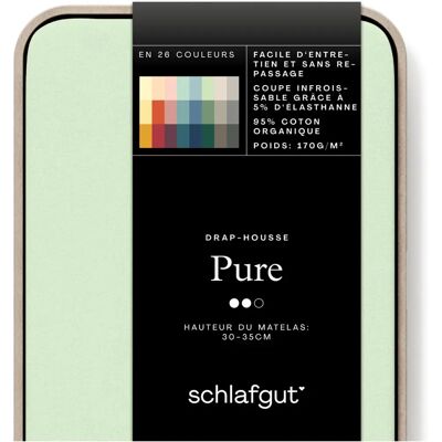 Schlafgut PURE Organiczna Bawełna Elastan Prześcieradło Schlafgut PURE Organiczna Bawełna Elastan Prześcieradło