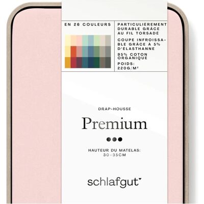 SCHLAFGUT Premium Lila Spannbettlaken - Spannbettlaken SCHLAFGUT Premium Lila Spannbettlaken - Spannbettlaken