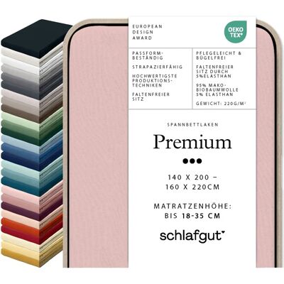 SCHLAFGUT Premium Laken - 140-160x200-220cm - Spannbettlaken SCHLAFGUT Premium Laken - 140-160x200-220cm - Spannbettlaken