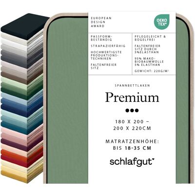 SCHLAFGUT Premium Prześcieradło Frotte - Organiczna Bawełna & Elastan SCHLAFGUT Premium Prześcieradło Frotte - Organiczna Bawełna & Elastan