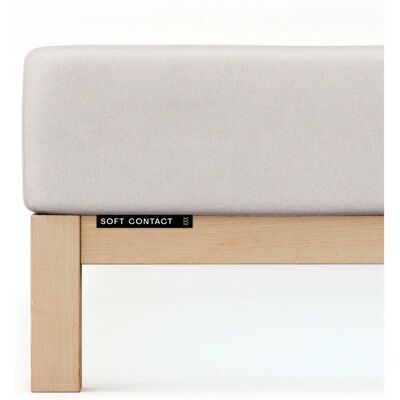 SCHLAFGUT Soft Contact - Grau - Feinbiber - 120-130 x 200 cm SCHLAFGUT Soft Contact - Grau - Feinbiber - 120-130 x 200 cm