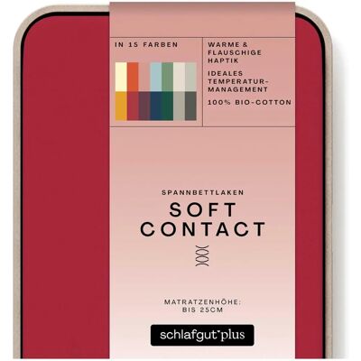 SCHLAFGUT Soft Contact Bio-Baumwolle Spannbettlaken SCHLAFGUT Soft Contact Bio-Baumwolle Spannbettlaken