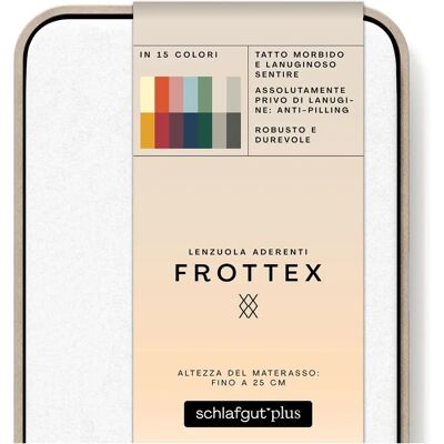 Schlafgut Frottex Weiß Spannbettlaken - Bettwäsche Schlafgut Frottex Weiß Spannbettlaken - Bettwäsche