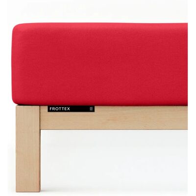 schlafgut Frottex Rot Deep Spannbettlaken - Bettlaken schlafgut Frottex Rot Deep Spannbettlaken - Bettlaken