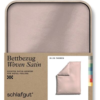schlafgut Woven Satin Bettbezug - 135-140cm x 200cm - Lila - Bettwäsche schlafgut Woven Satin Bettbezug - 135-140cm x 200cm - Lila - Bettwäsche