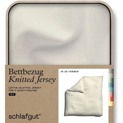 schlafgut Bio-Baumwolle Jersey Bettbezug - Gelb Light - Bettwäsche schlafgut Bio-Baumwolle Jersey Bettbezug - Gelb Light - Bettwäsche