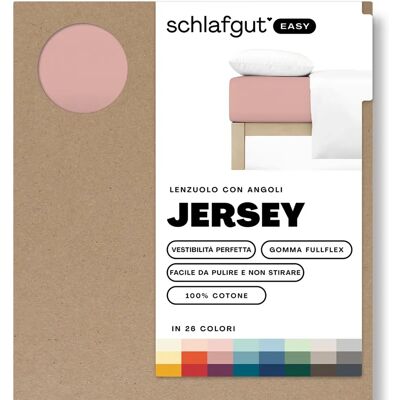 SchlafGut EASY Spannbettlaken - Baumwolle, Lila, 180-200x200cm SchlafGut EASY Spannbettlaken - Baumwolle, Lila, 180-200x200cm