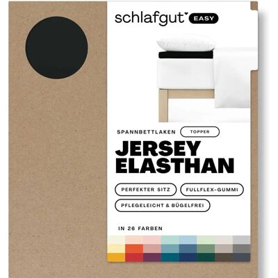 SCHLAFGUT EASY Jersey Elasthan Topper Spannbettlaken - Fitted Sheet SCHLAFGUT EASY Jersey Elasthan Topper Spannbettlaken - Fitted Sheet
