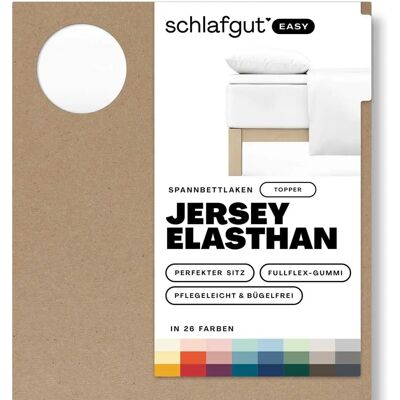 SCHLAFGUT Easy Jersey Elasthan Topper Spannbettlaken SCHLAFGUT Easy Jersey Elasthan Topper Spannbettlaken