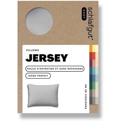 SCHLAFGUT EASY Jersey Kissenbezug - Grau 60x80cm SCHLAFGUT EASY Jersey Kissenbezug - Grau 60x80cm