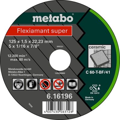 Metabo Winkelschleifer-Zubehör - Trennscheiben Metabo Winkelschleifer-Zubehör - Trennscheiben