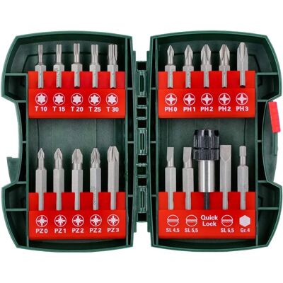 Metabo 20-delars bitssats - Skruvmejselbitar Metabo 20-delars bitssats - Skruvmejselbitar