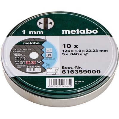 Metabo Modell 616359000 Grön Inox Skivor - Tillbehör för vinkelslip Metabo Modell 616359000 Grön Inox Skivor - Tillbehör för vinkelslip