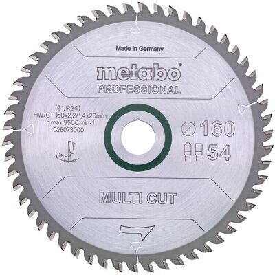 Metabo 628076000 Kreissägeblatt - 19cm - Vielseitiges Multi Cut Metabo 628076000 Kreissägeblatt - 19cm - Vielseitiges Multi Cut