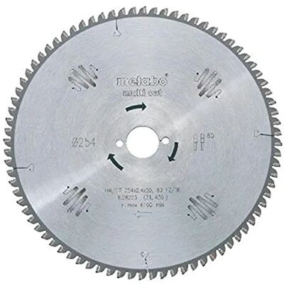 Metabo Kreissägeblatt - Multi Cut - 56 Zähne - 190x30mm Metabo Kreissägeblatt - Multi Cut - 56 Zähne - 190x30mm