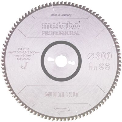 Metabo Kreissägeblatt - 300 x 30 mm - Profi-Sägeblatt Metabo Kreissägeblatt - 300 x 30 mm - Profi-Sägeblatt