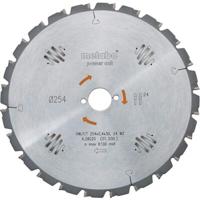 Metabo Power Cut Wood - 315mm Kreissägeblatt - 20Z 22° Metabo Power Cut Wood - 315mm Kreissägeblatt - 20Z 22°