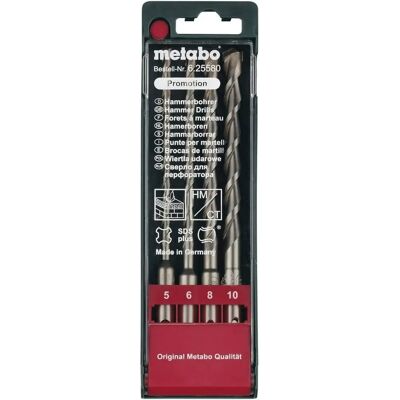 Metabo 625580000 Bohrerset SDS-Plus, 4-tlg, 160mm Metabo 625580000 Bohrerset SDS-Plus, 4-tlg, 160mm