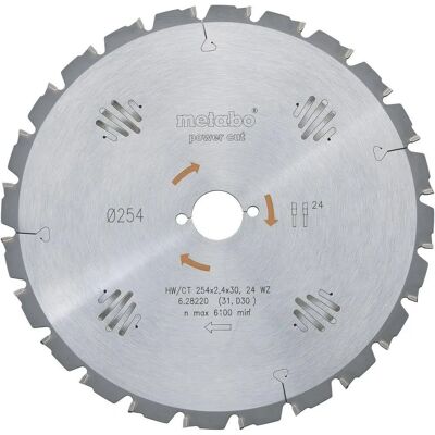 Metabo HW/CT 254X30 60 WZ Cirkel sågblad - Skärverktyg Metabo HW/CT 254X30 60 WZ Cirkel sågblad - Skärverktyg