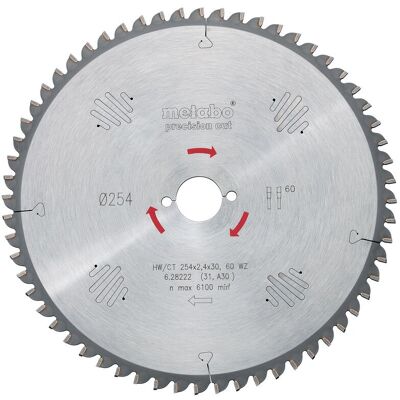 Metabo 628224000 Kreissägeblatt - 48 Zähne - 315 mm Durchmesser Metabo 628224000 Kreissägeblatt - 48 Zähne - 315 mm Durchmesser