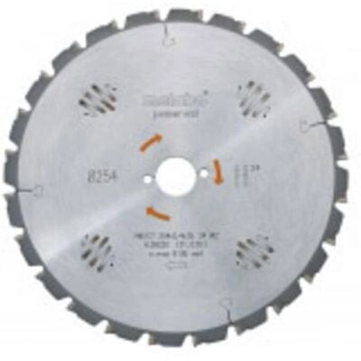 Metabo Kreissägeblatt Power Cut Wood - Profi - 254 x 30 mm - Z24, 20° Metabo Kreissägeblatt Power Cut Wood - Profi - 254 x 30 mm - Z24, 20°