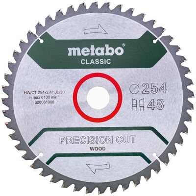 Metabo 628061000 Rundsagblad - Præcisionskæring af træ - Classic Metabo 628061000 Rundsagblad - Præcisionskæring af træ - Classic