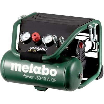 Metabo Power 250-10 W OF Kompressor - 1,5 kW - 10 Bar - 10L - 100 L/min Metabo Power 250-10 W OF Kompressor - 1,5 kW - 10 Bar - 10L - 100 L/min