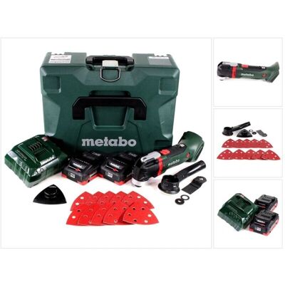 Metabo MT 18 LTX Multifunktionswerkzeug - 3 Zubehör & Batterien Metabo MT 18 LTX Multifunktionswerkzeug - 3 Zubehör & Batterien