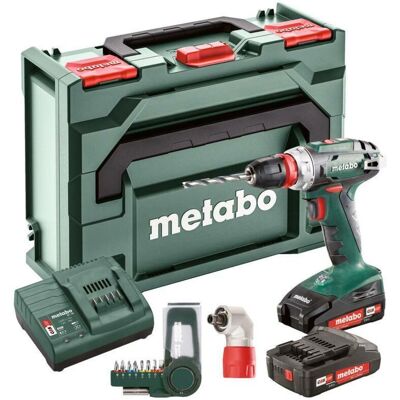 Metabo Akku-Bohrmaschine und Schrauber - Schnell-Set, 18V, Leicht Metabo Akku-Bohrmaschine und Schrauber - Schnell-Set, 18V, Leicht