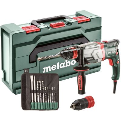 Metabo UHEV 2860-2 QUICK Set - Slagborrhammare - 1100 W - 2 hastigheter - 3 lägen - SDS-plus 50 mm - 3,4 Joule Metabo UHEV 2860-2 QUICK Set - Slagborrhammare - 1100 W - 2 hastigheter - 3 lägen - SDS-plus 50 mm - 3,4 Joule