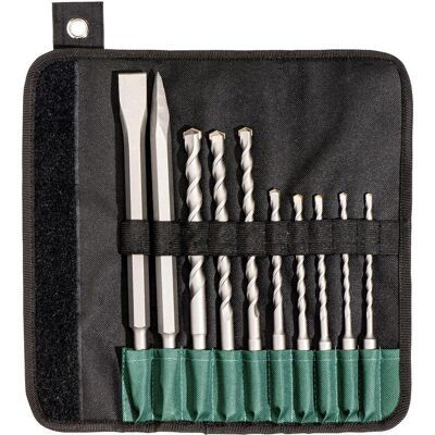 Metabo Bohr- und Meiselset - SDS-plus & SDS-max - 10 stk Metabo Bohr- und Meiselset - SDS-plus & SDS-max - 10 stk