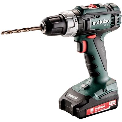 Metabo BS 18 L - Leichtgewichtiger Bohrschrauber - 2 Geschwindigkeiten - Schlüsseloses 13mm Bohrfutter - 50 Nm Drehmoment Metabo BS 18 L - Leichtgewichtiger Bohrschrauber - 2 Geschwindigkeiten - Schlüsseloses 13mm Bohrfutter - 50 Nm Drehmoment