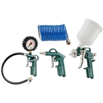 Set di strumenti pneumatici Metabo LPZ 4 - Verniciatura e Pneumatici Set di strumenti pneumatici Metabo LPZ 4 - Verniciatura e Pneumatici
