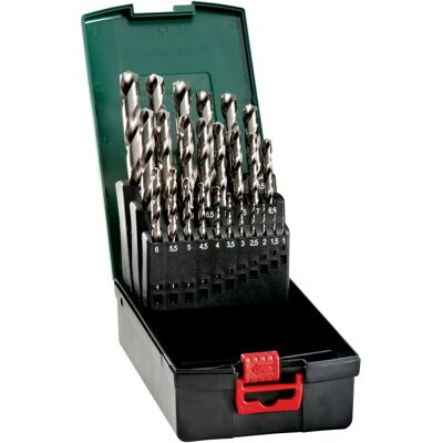 Set di trapani Metabo 627669000 - 25 pezzi, Metallo & Plastica Set di trapani Metabo 627669000 - 25 pezzi, Metallo & Plastica