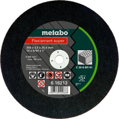Metabo 616213000 Winkelschleifer-Zubehör - Trennscheibe Metabo 616213000 Winkelschleifer-Zubehör - Trennscheibe