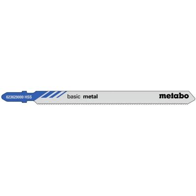 Metabo Stichsägeblätter - 106 mm, 1,2 mm, Metall Serie Metabo Stichsägeblätter - 106 mm, 1,2 mm, Metall Serie