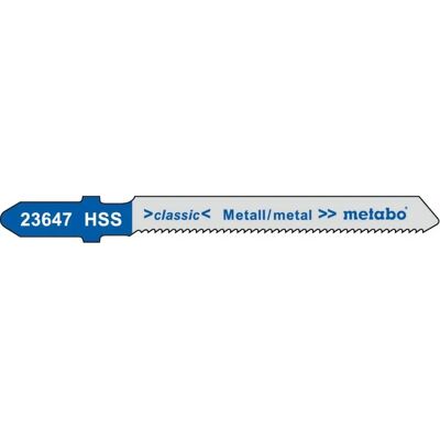 Metabo - Schnellarbeitsstahl Stichsägeblätter 51mm - 5 Stück Metabo - Schnellarbeitsstahl Stichsägeblätter 51mm - 5 Stück