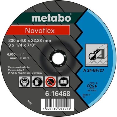 Metabo Novoflex 125 x 6 x 22,23 mm Slipdosa - Professionell Metabo Novoflex 125 x 6 x 22,23 mm Slipdosa - Professionell